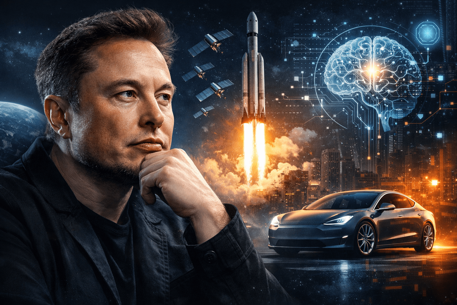 Elon Musk y su ecosistema tecnológico formado por SpaceX, Tesla, xAI y la inteligencia artificial